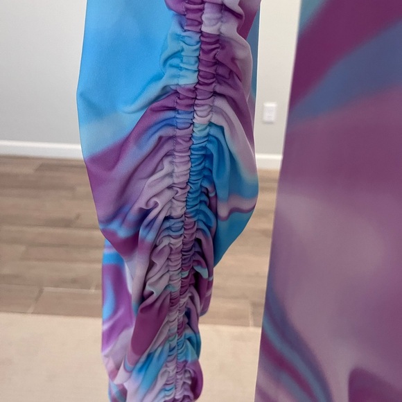 Bar III‎ Women's Pink and Blue Swirl Dress - Picture 7 of 7